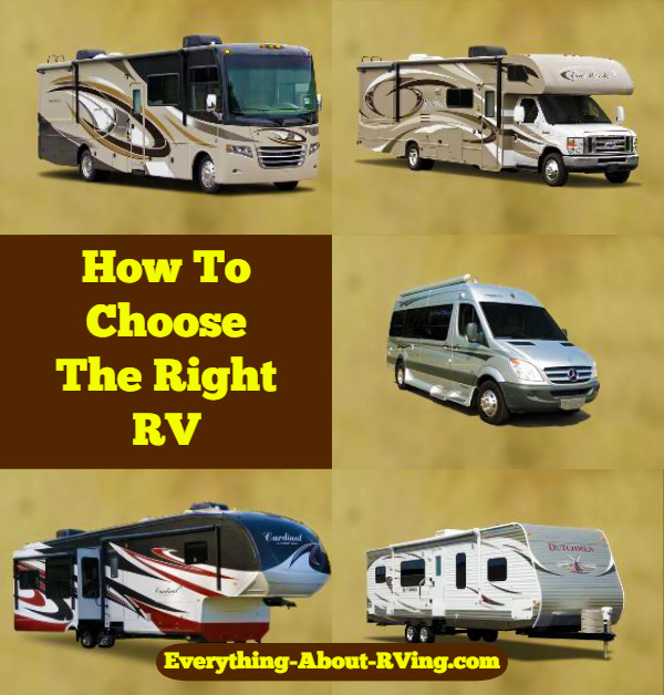 How To Choose The Right RV or Motorhome