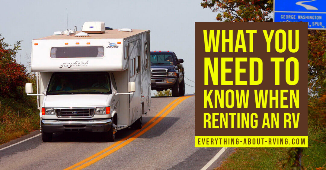 Planning to rent a motorhome?  If so, here is the motor home rental information you need before renting   