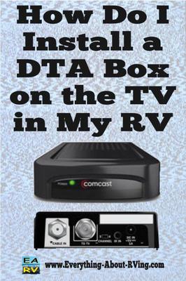 How Do I Install A Dta Box On The Tv In My Rv